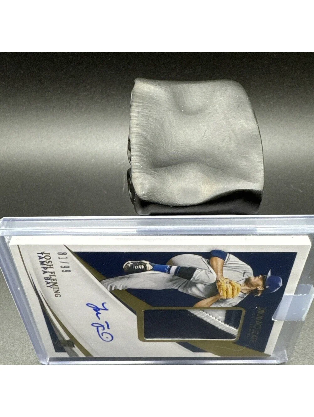 Josh Fleming Immaculate Collection No. 151 - 2021 Panini - Auto & Swatch 81/99
